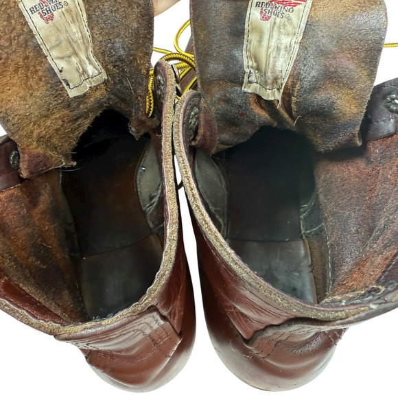Red Wing 8119 Iron Ranger Boots Men Size 11.5 Heritage Red Oxblood Leather Ankle - Picture 11 of 12